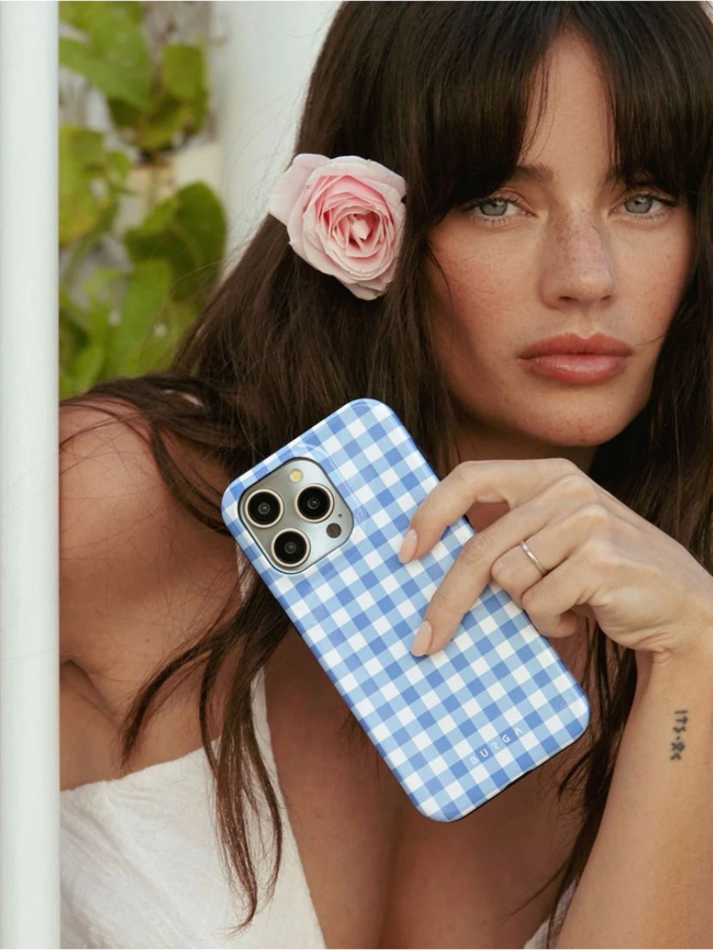 Burga lovely day IPhone 17 pro case + magnetic ring holder